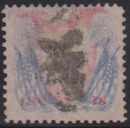 INV-31673itExt_ab734122-8cc9-4f28-9e9c-0e0d826c7638 US 1869 Pictorials #121 Used F - VF Well centered pale colors Cat Value: $450