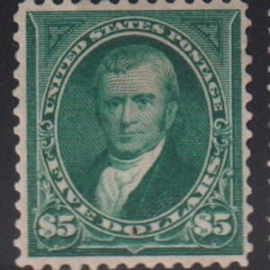US Bureau and Regular Issues #278 Mint VF - XF Regummed Cat Value: $900 as 85