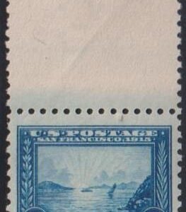 US Early Commemoratives #403 Mint LH F - VF Wide Top Margin Single Cat Value: $170