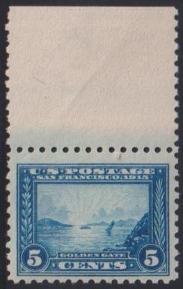 INV-31720itExt_81572350-ac1a-485c-9ad5-cc08117a72ca US Early Commemoratives #403 Mint LH F - VF Wide Top Margin Single Cat Value: $170