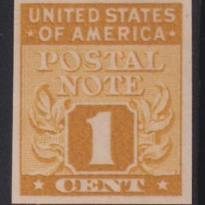 US Savings Stamps #PN1TC5  NH Pastal note plate proof on white wove, imperf