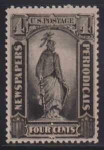 US Newspaper Stamps #PR13 Mint AVE - F No gum Cat Value: $140