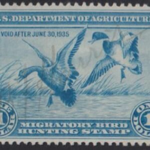 US Revenues #RW1 Used F - VF Lightly Signed Cat Value: $175