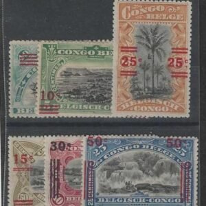 Belgian Congo 64-8 F-VF Mint Hinged cv $6.50
