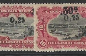 Belgian Congo 86-87 VF Mint Hinged cv $47.50