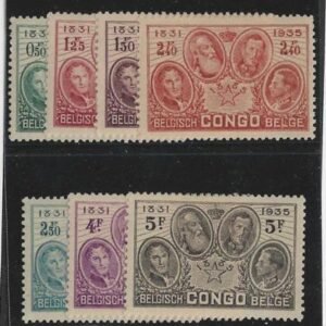 Belgian Congo 159-27  F-VFMint Hinged cv $27