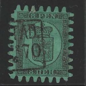 Finland 7 F-VF Used Nice Appearance, repaired tooth cv $225