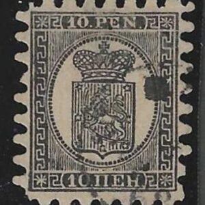 Finland 13 VF Used Laid paper full teeth cv $290