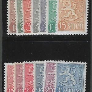 Finland 312-23  F-VF Mint Hinged cv $45.25
