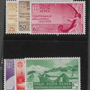 Italy 349-54, C79-83  F-VF Mint NH Some values toned spots cv $710