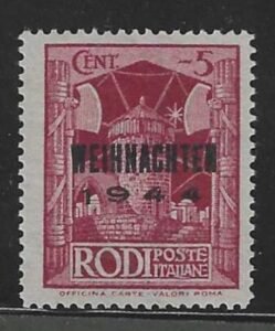 Rhodes Mi 12 Type III I VF Mint LH Signed 3x cv $400-440