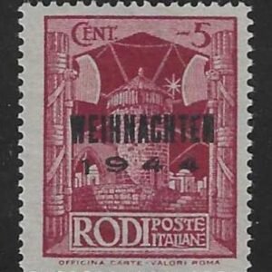 Rhodes Mi 12 Type III I VF Mint LH Signed 3x cv $400-440