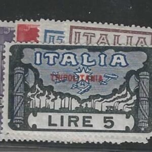 Tripolitania 1-6  Mint Hinged short set Missing #5 cv $60