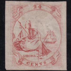 Liberia CT6B Von Salesky  XF Trial Color, Faults