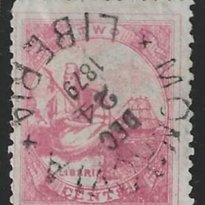 Liberia 17  Used Son Monrovia - Rogers type VII Certificate cv $525