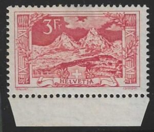 Switzerland 182  XF Mint Hinged cv $125