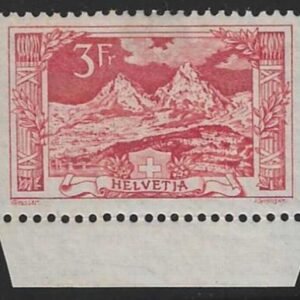 Switzerland 182  XF Mint Hinged cv $125