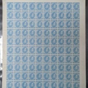 US Confederates and Possessions #6 NH  Full pane De La Rue & Co. Printing Typographed Cat Value: $2000 ($20x100)