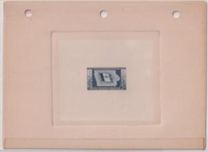 US Essays and Proofs #942P1a  Iowa Statehood die proof, proving room control number on reverse Probably uniique in private hands Cat Value: $1500