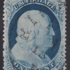 US Classics #23 Used F - VF Clearly recut at top few very slightly nibbed perfs, light cancel Cat Value: $1200