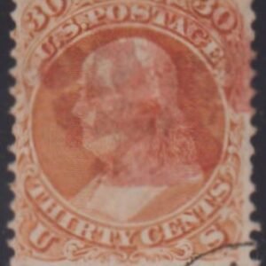US Classics #71 Used F - VF Red Cancel Cat Value: $250