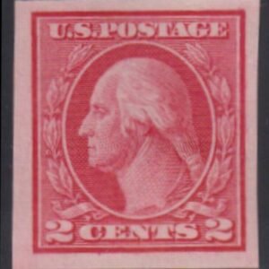 US Washington - Franklin #459 NH VF - XF 1914 Type I imperf coil single Cat Value: $425