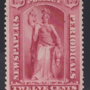 US Newspaper Stamps #PR82 LH F - VF Pristine OG LH - Rich Deep Carmine Cat Value: $200