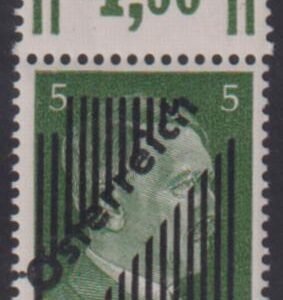 Austria #399 Mint NH  VF pos 9, 15 lines ANK 668I Cat Value: $43/E40