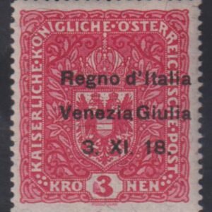 Austria Occupation #N19 Hinged VF Signed Twice Cat Value: $650