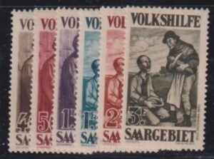 Saar #B9-15 Mint  F - VF Missing High Value Cat Value: $76