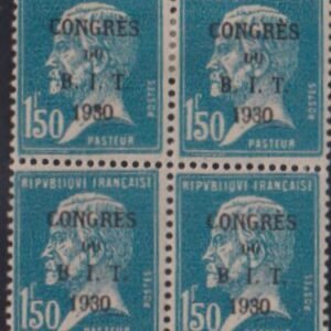 France #YV265  Block of 4 LH F - VF Cat Value: $92.50/E84.00