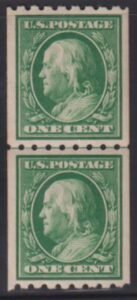 US Early Commemoratives #390 NH XF Line pair Cat Value: $175 as 90