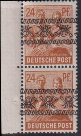 INV-32146itExt_65e2e3e1-a49d-4cd1-8af5-7587c2759fc4 Germany Sc 608 var #Mi44INka NH VF Signed Sschegel, 1 Overprint inverted 1 normal Cat Value: 80