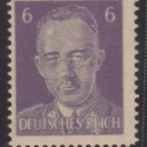 World War II Propaganda Stamps #Mi28 I NH F Himmler Type I Rare! Cat Value: 2400