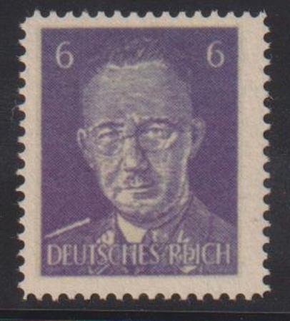 INV-32168itExt World War II Propaganda Stamps #Mi28II NH F - VF Himmler Type II Rare! Cat Value: 1200