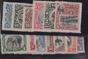 Liberia #101-13 Mint Hinged F - VF Animals and More Cat Value: 72.85