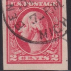 US Washington - Franklin #533 Used VF - XF neat Michigan cds Might grade 90. Scarce so nice! Cat Value: $165 as 85