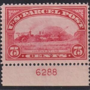 US Parcel Post #Q11 NH Mint F - VF Plate # Single Cat Value: $190+