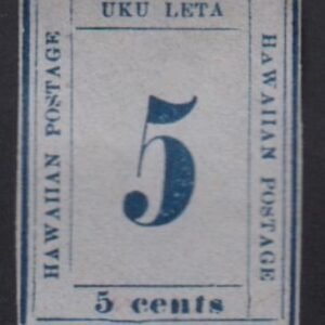 US Possessions - Hawaii #21 Mint F - VF No Gum Plate 9-A Type IV Pos 8 Cat Value: $900