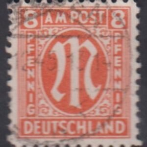 Germany AMG  #Mi21Az Used VF exp. Schlegel Cat Value: $35 32