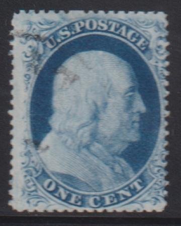 US Classics #22 Used F + Type IIIa Light face free cancel pos 60L4 Doporto Cert Cat Value: $500