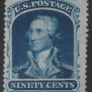 US Classics #39 Mint F - VF No gum, Weisz Cert Cat Value: $1400 as no gum