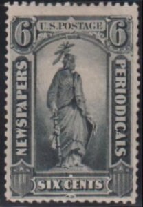 US Newspaper Stamps #PR12 Mint F - VF No Gum - Reperfed at right Cat Value: $140