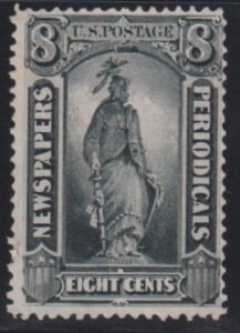 US Newspaper Stamps #PR13 Mint F No gum - Undervalued Cat Value: $140