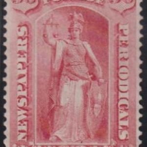 US Newspaper Stamps #PR18 Mint VF Top SE, No gum otherwise sound Cat Value: $400