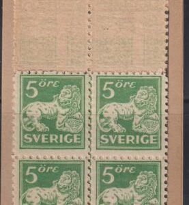Sweden #126a NH Mint F - VF Booklet pane of 10 & Cover Cat Value: $80++