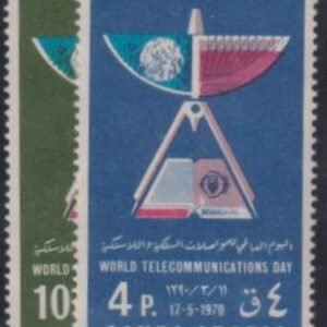 Saudi Arabia #616-17 Mint NH  F - VF Telecommunications Cat Value: $14.75