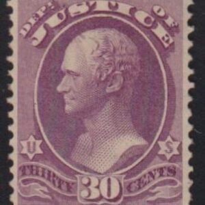 US Officials #O33 Mint  VF Expertly Regummed Cat Value: $625
