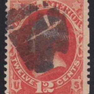 US Officials #O101 Used  F + Blind Perfs at right Cat Value: $115