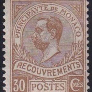Monaco #J18 Mint LH  F - VF Appears NH Cat Value: $190